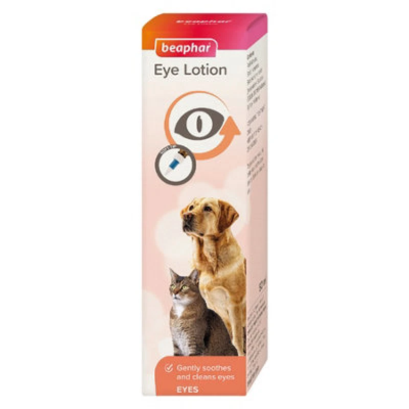 Image of Beaphar Dog & Cat Eye Lotion 50ml - Pack Of 3