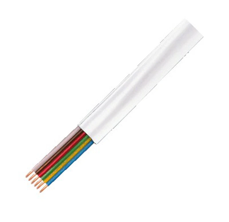 Image of LogiLink CM06W telephone cable 100 m White
