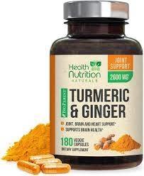 Image of Turmeric & Bioperine Capsules - 180Capsules
