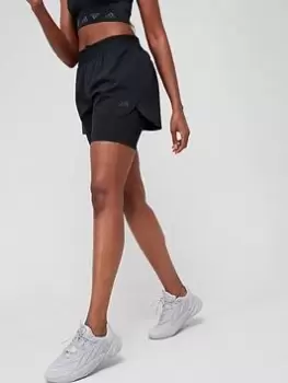 Image of adidas Running Womens Shorts - Black, Size S, Women