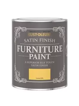 Image of Rust-Oleum Satin Finish 750 Ml Furniture Paint - Lemon Jelly