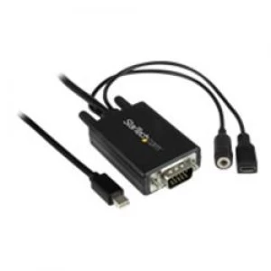 Image of StarTech.com 10' mDP - VGA Cable with Audio