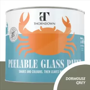 Image of Thorndown Dormouse Grey Peelable Glass Paint 750ml