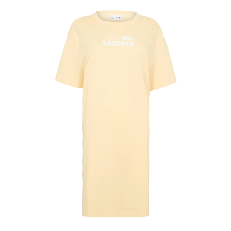 Image of Lacoste Womens T-Shirt Dress Cob female 14 (42)