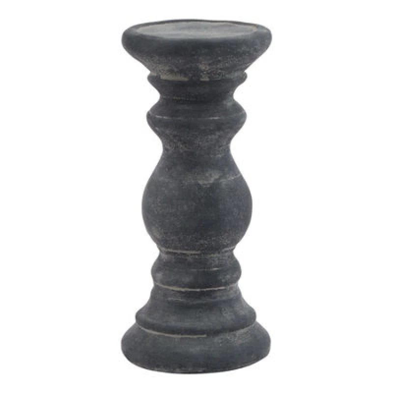 Image of Amalfi Small Grey Column Candle Holder
