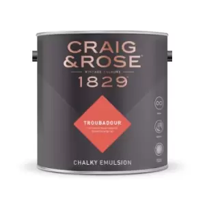 Image of Craig & Rose Chalky Emulsion Troubadour - 2.5L