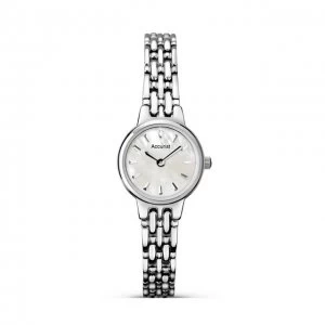 Image of Pearl And Silver 'Accurist Bracelet' Watch - LB1407P