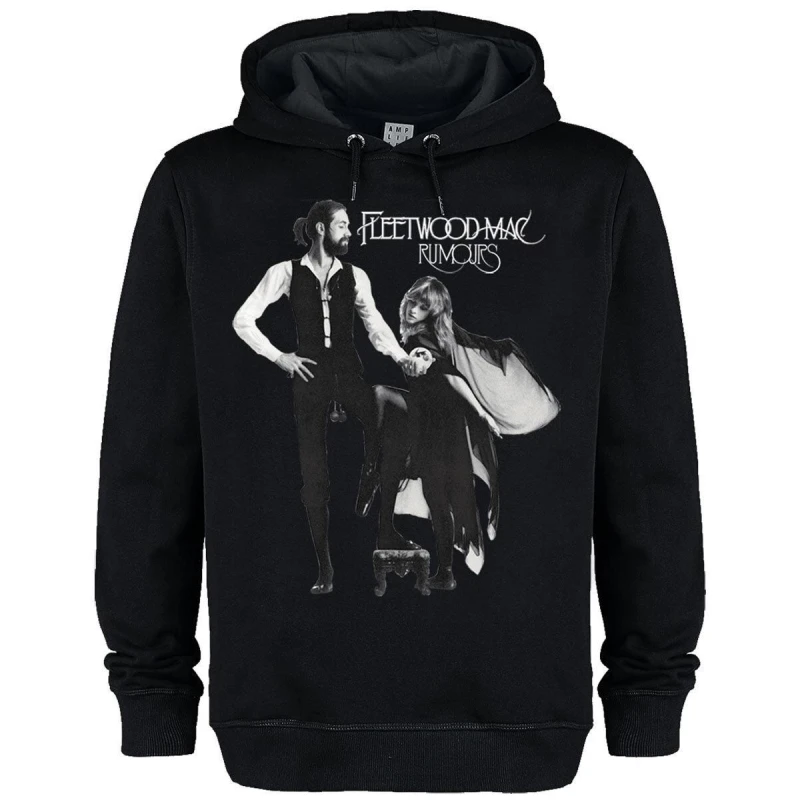 Image of Amplified Amplified Men Rumours Fleetwood Mac Hoodie in Black Size: X-Small Black XS Male 5063574394352