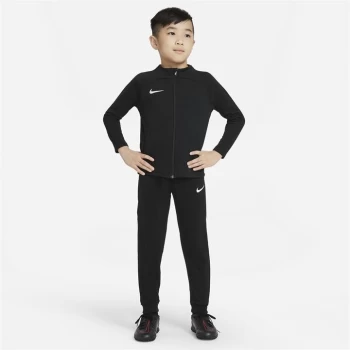 Image of Nike Dri-FIT Academy Pro Little Kids Knit Soccer Tracksuit - Black