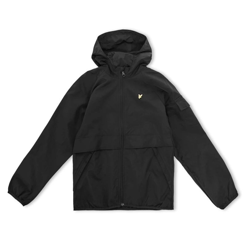 Image of Lyle and Scott Windbreaker Juniors - Black One Size