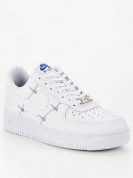 Image of Nike Air Force 1 '07 Lx = White/Blue