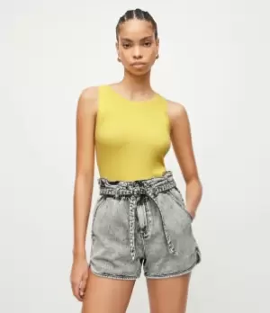 Image of AllSaints Womens Womens Lightweight Rina Tank, Green, Size: 10, Green