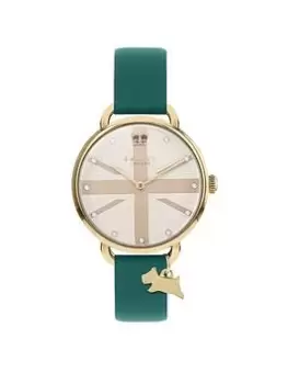 Image of Radley Ladies 25Th Coronation Anniversary - Camden Collection Open Shoulder Teal Watch