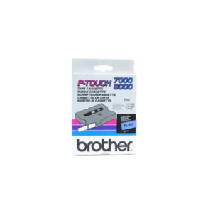 Image of Brother TX-531 P-touch Black on Blue Tape 12mm x 15m