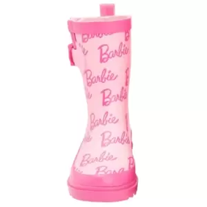 Image of Barbie Childrens/Kids Wellington Boots (6 UK Child) (Pink)