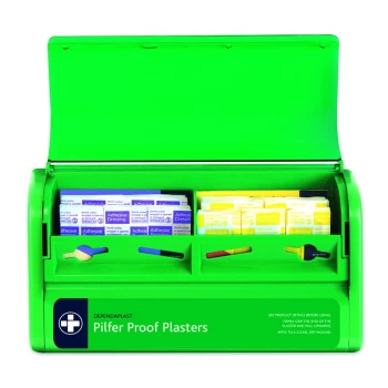 Image of Pilfer Proof Plaster Dispenser - Empty (L)19cm X (W)11cm X (D) 4.5cm.