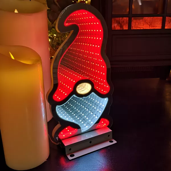 Image of 30cm LED Infinity Light Red Gonk