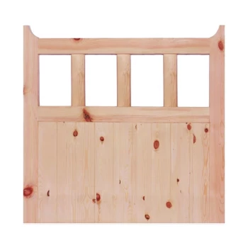 Image of LPD 4 Panel Unfinished Redwood External 600 Gate - 1067mm x 1067mm (42" x 42 inch)