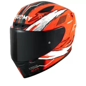 Image of Suomy Track 1 404 Ece 22.06 Red White Full Face Helmet S