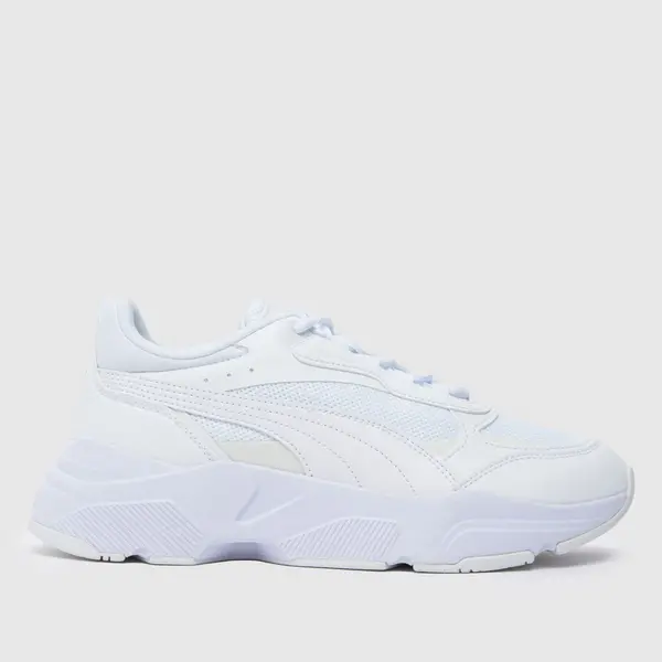 Image of Puma White Cassia Trainers White Female 4 141580UK