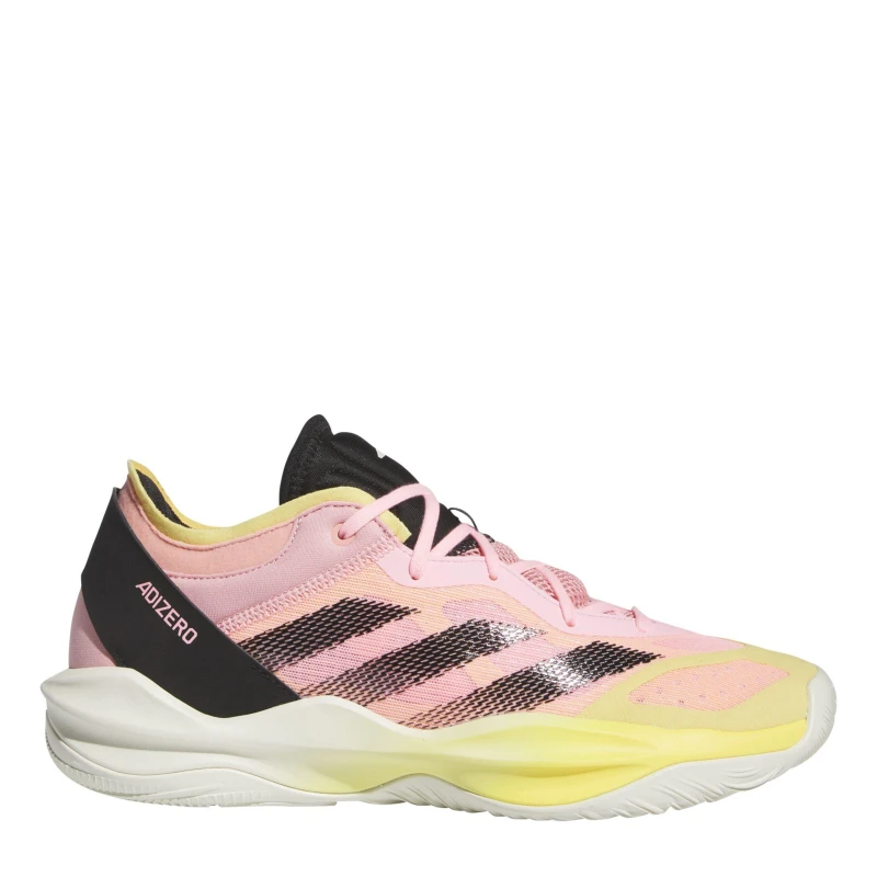 Image of adidas Adizero Select 2.0 Basketball Trainers Unisex Adults Pink/Blk/Spark unisex 8.5 (42.7)