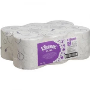 Image of Kleenex Hand Towels 6780 2 Ply 6 Rolls of 600 Sheets