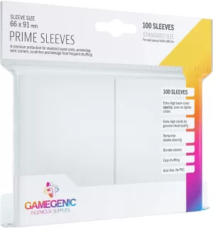 Image of Gamegenic Prime 100 Sleeves White