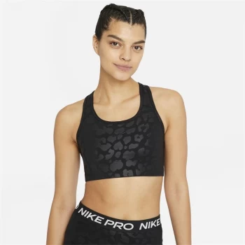 Image of Nike Dri-Fit AOP Sports Bra Womens - Black Leo