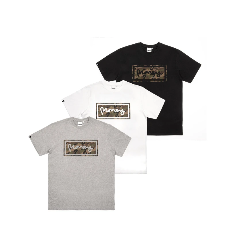 Image of Money Camo Box T-Shirts 3Pk - Multi Multi S