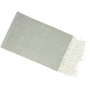 Image of Seasons Zinnia Summer Blanket (One Size) (Green) - Green