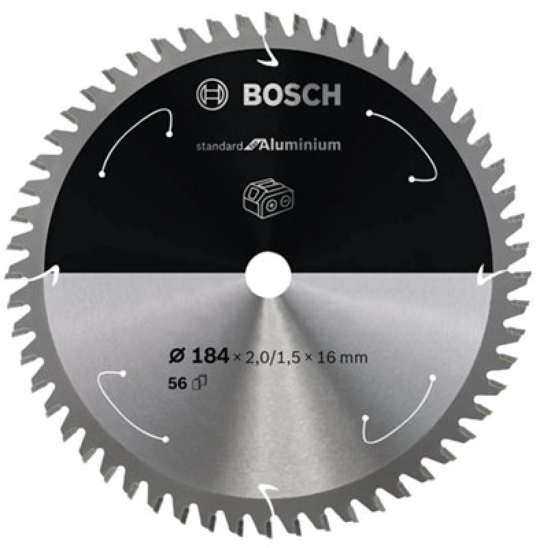 Image of Bosch Cordless Circular Saw Blade for Aluminium 2608837766 Diameter: 184mm