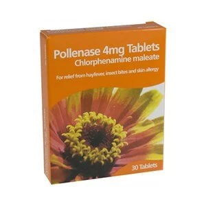 Image of Pollenase Allergy and Hayfever Chlorphenamine Tablets 30s