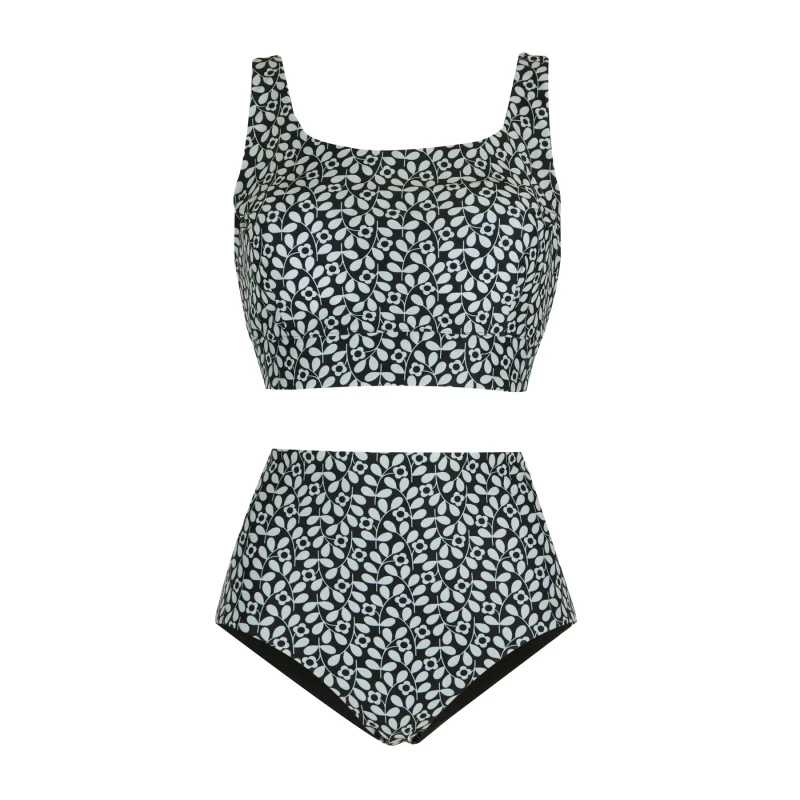 Image of Womens reversible two Piece swimsuit Regatta Orla Kiely Noir Female 48