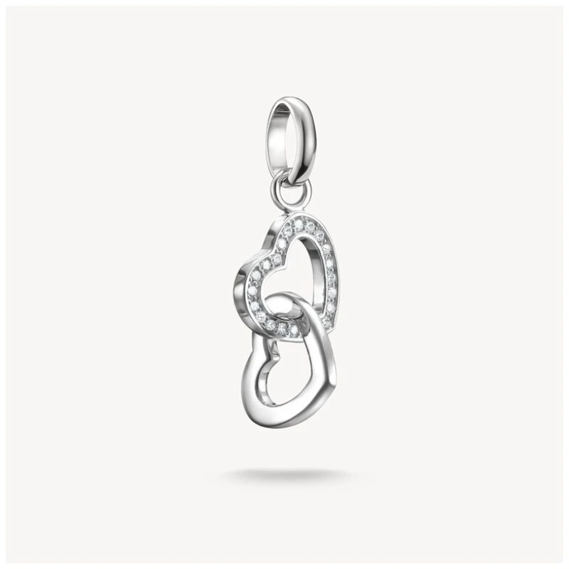 Image of Thomas Sabo CC1201-051-14 Charm Pendant Intertwined Hearts Jewellery