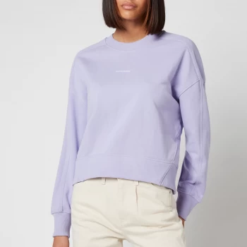 Image of Calvin Klein Jeans Womens Micro Branding Sweatshirt - Palma Lilac - S