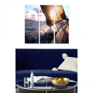 Image of MDF1892661 Multicolor Decorative MDF Painting (3 Pieces)