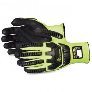 Image of Superior Glove Tenactiv Glv Black Widow Size 5 Yellow Ref