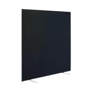 Image of Floor Standing Screen 1400x25x1200mm Black KF90969