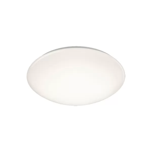 Image of Pollux Modern 37cm Bathroom Ceiling Light White 3000K IP44 with PIR with Dusk sensor