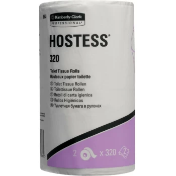 Image of Kimberly Clark Professional - Hostess 320 Toilet Tissue White (18X2 Rolls)