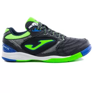 Image of Joma Dribbling Indoor Football Boots Junior - FluGreen/Blue