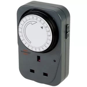 Image of Brennenstuhl MZ20 24 Hour Plug In Timer Grey