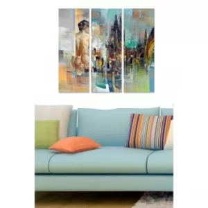 Image of MDF1241186878 Multicolor Decorative MDF Painting (3 Pieces)