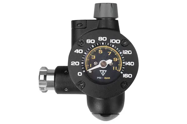 Image of Topeak AirBooster G2 Bike Pump Pressure gauge CO2 - Black