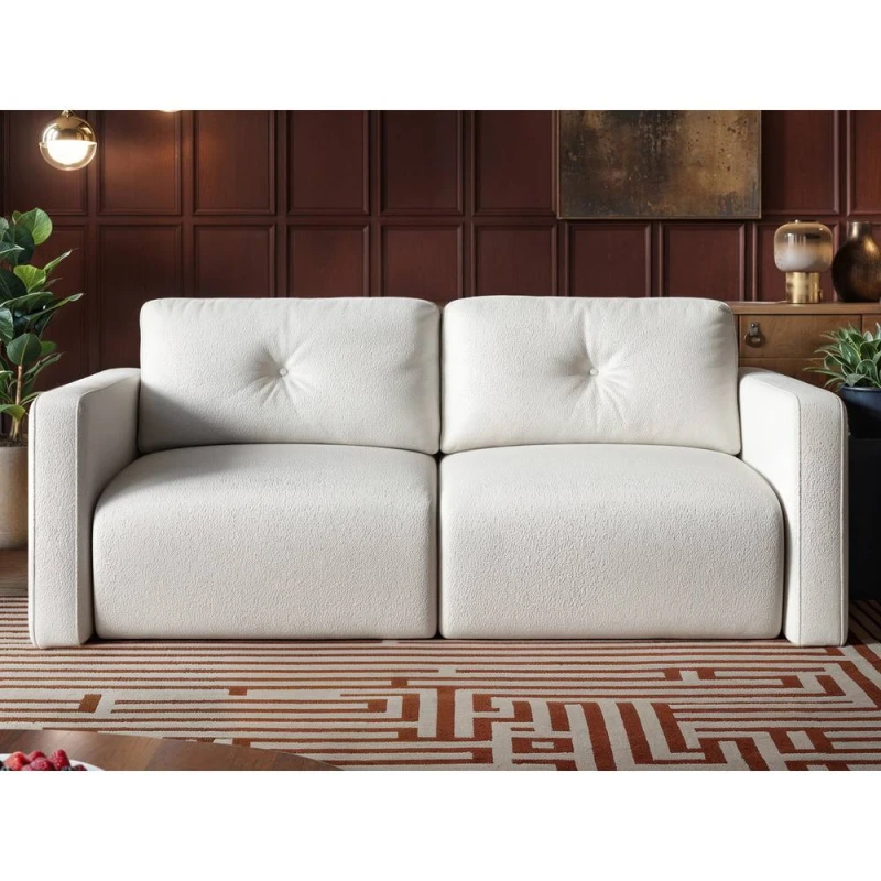 Image of Solace+Co Wilfie 3 Seater Chenille Sofa in Beige Beige Unisex