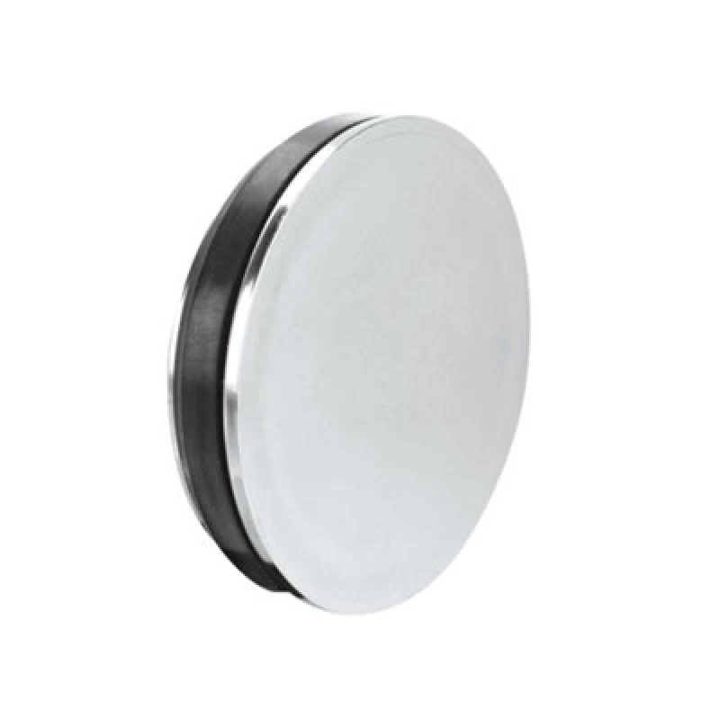 Image of McAlpine 40K-CB Blanking Cap for Chrome Plated Brass Compression Tee (42E-CB) Silver