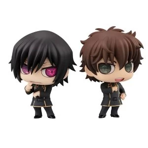 Image of Code Geass Chimimega Buddy Series Figure 2-Pack Lelouch & Suzaku 7 cm