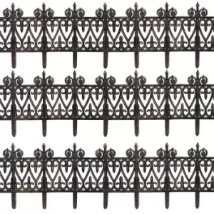 Image of Bed Edging Set of 2 Brass Optics 3.80m