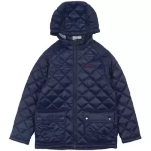 Image of Barbour Boys Merton Quilted Jacket - Blue
