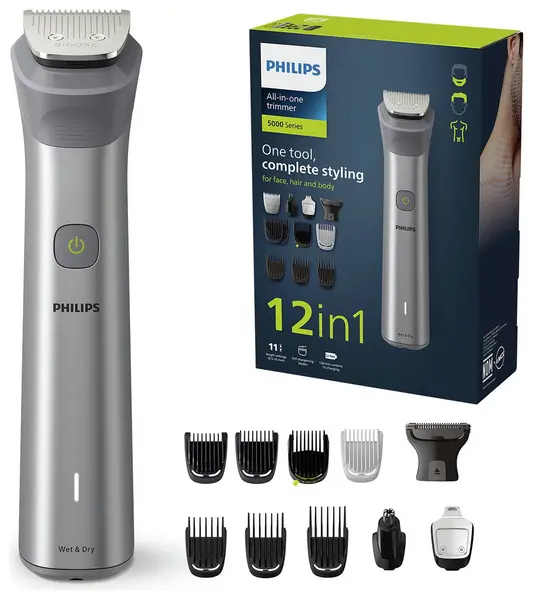 Image of Philips 12 in 1 Beard Trimmer and Hair Clipper Kit MG5940/15